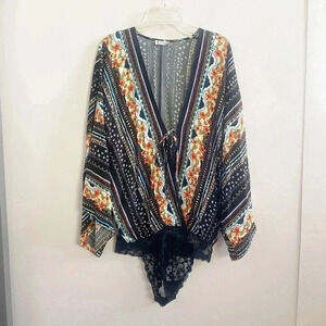Free‎ people boho bodysuit XS